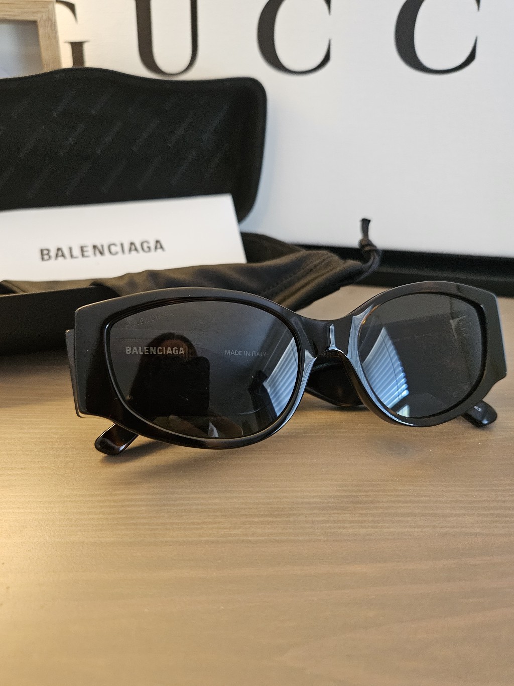 New - Balenciaga Tortishell Sunglasses